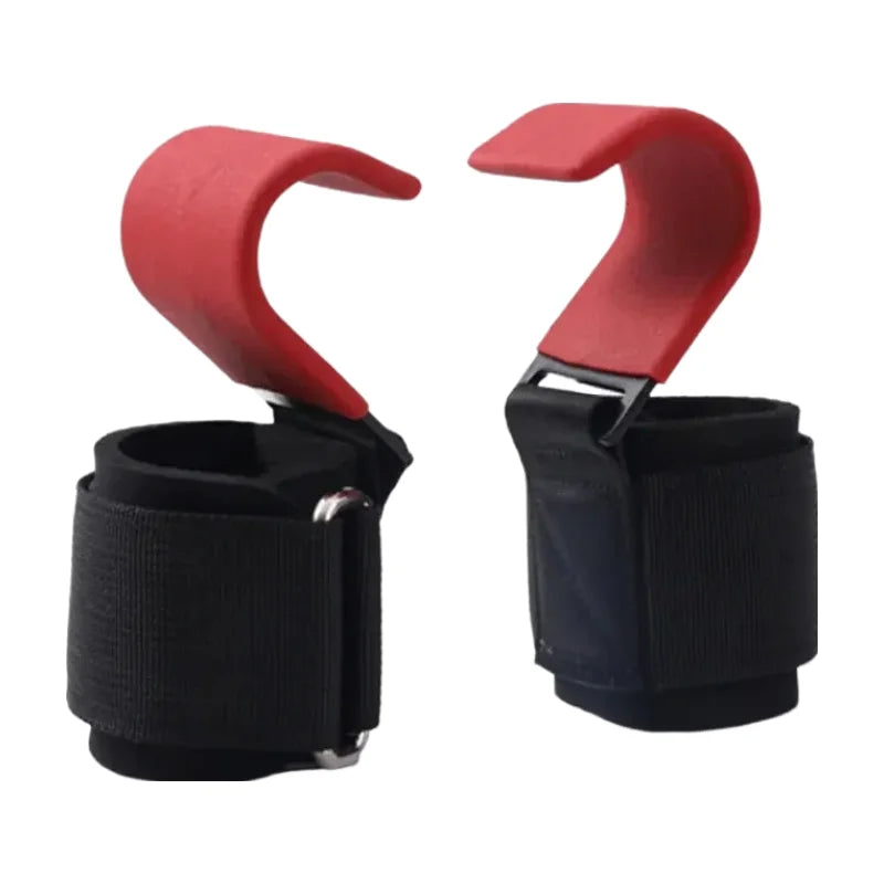 2Pcs Non-Slip Weight Lifting Hookspremium Pair of Straps Weightlifting Deadlift Chin Pull up and Exercise Fitness Hook Training